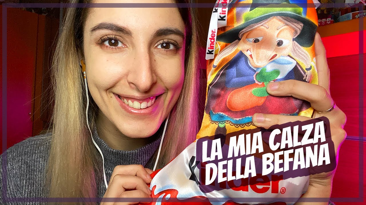 UNBOXING CALZA DELLA BEFANA 🍬 WHISPERING | CRINCKLING SOUNDS | ASMR ITA