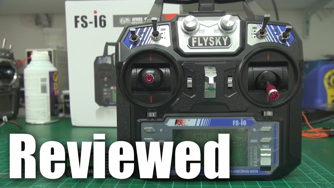 On the bench: FlySky FS i6 radio