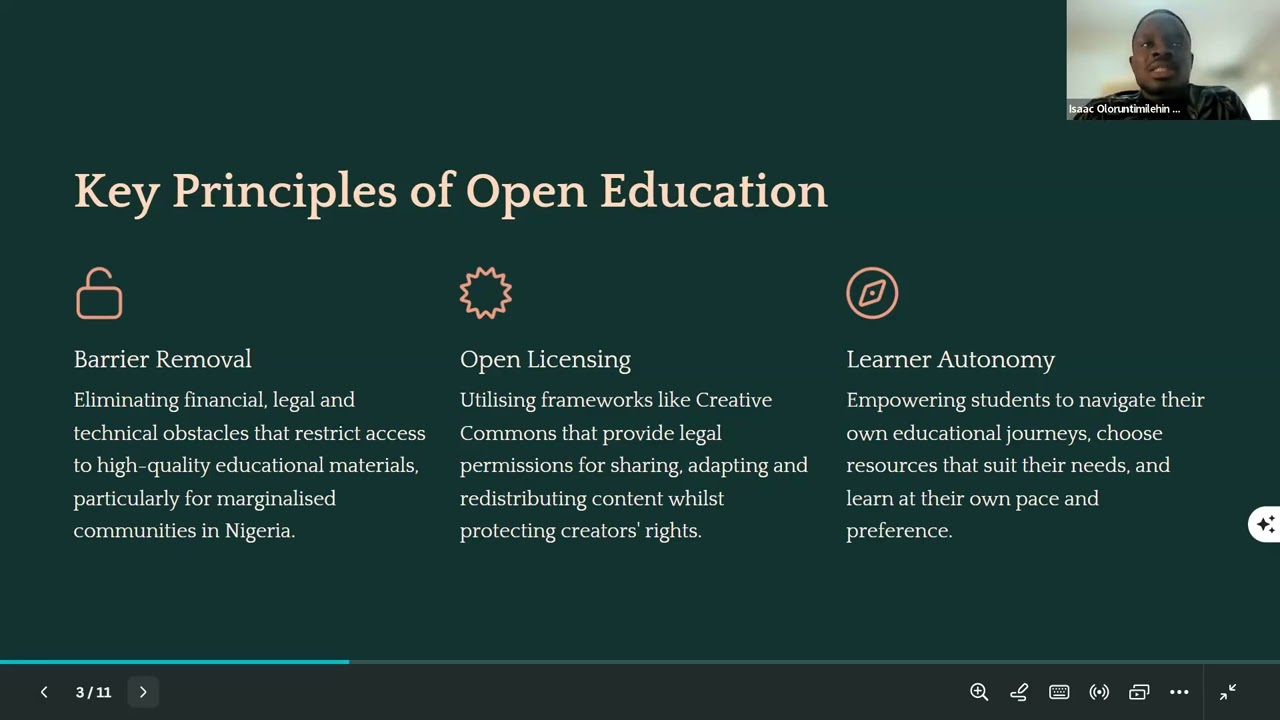 Introduction to Open Education and OER - Session 1