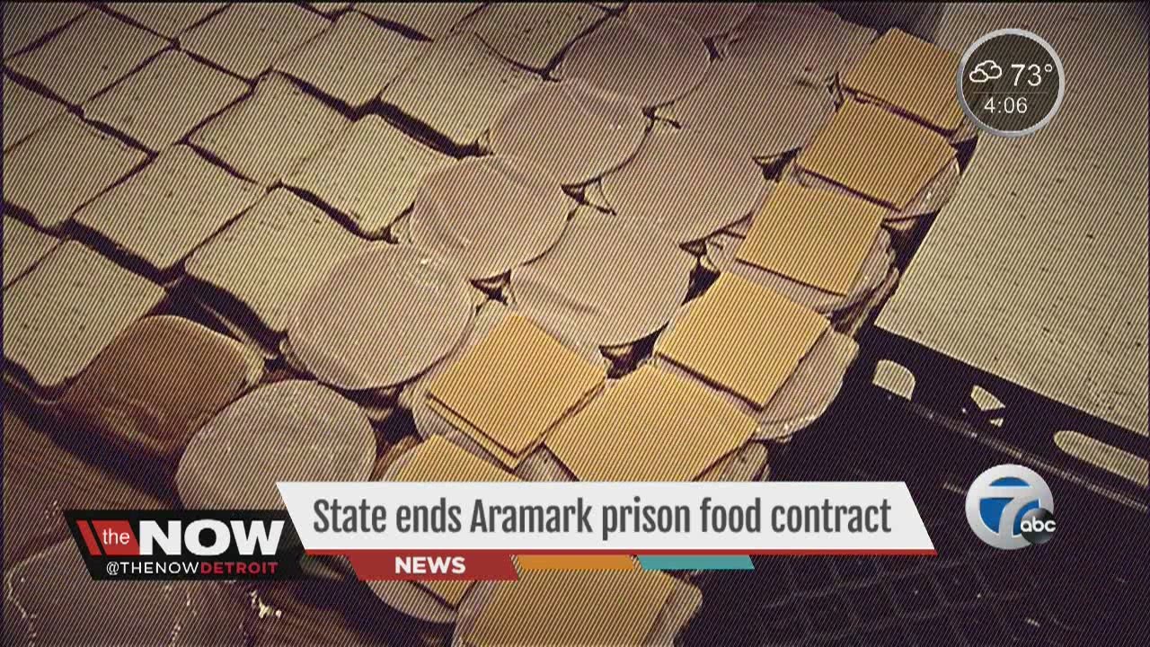 State ends Aramark's prison food contract