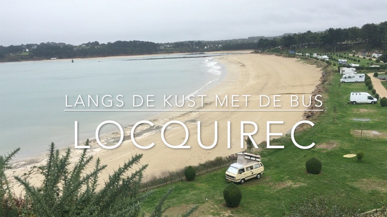 BRETAGNE -3- naar LOCQUIREC Langs de kust met de Bus SLOWLY okt '19