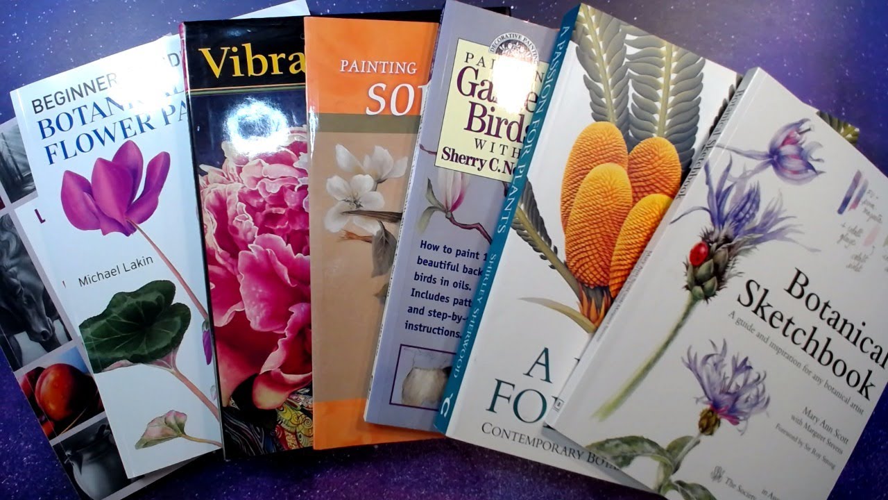 Botanicals, Birds and Books in Watercolor