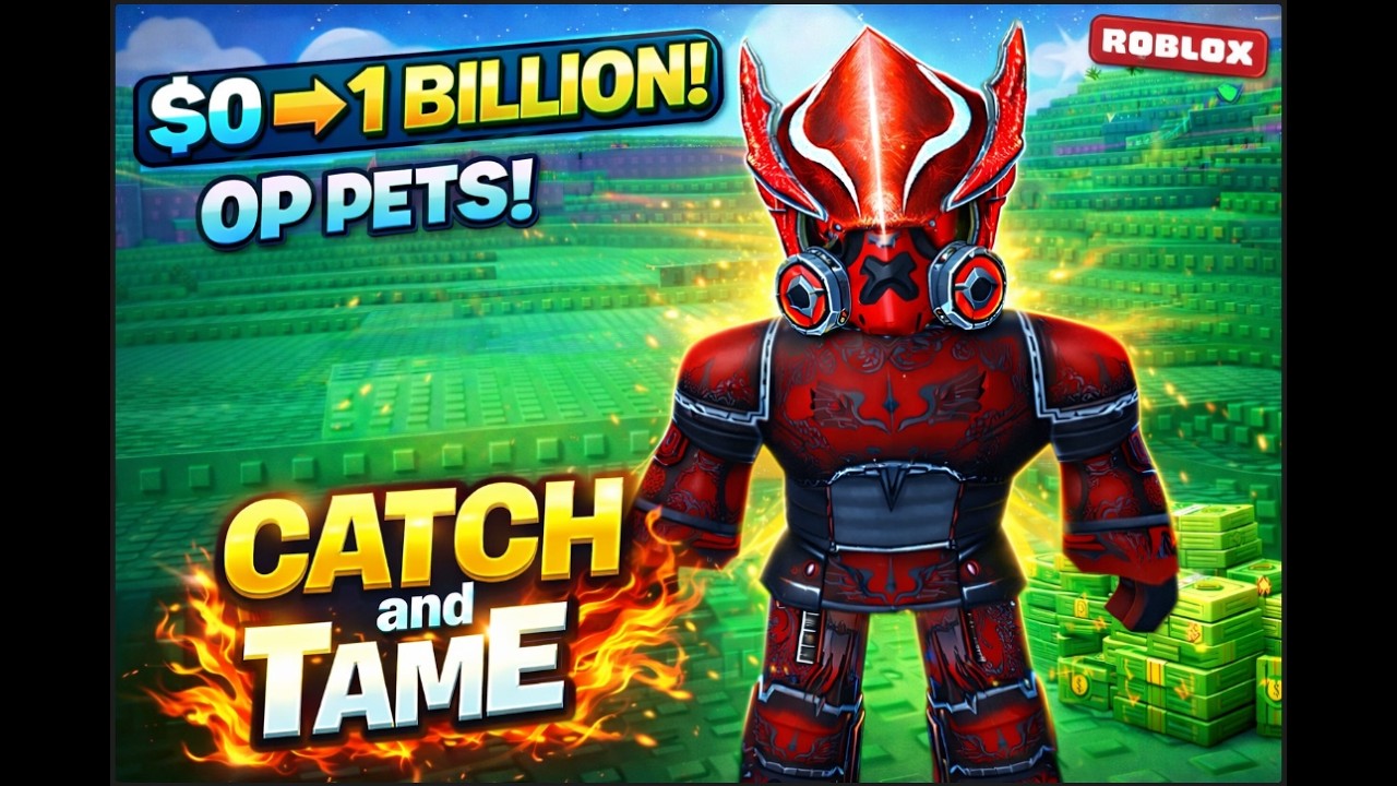 🔥 I Went From $0 to 1 BILLION$ Using OP Pets… (Catch and Tame) 🔥