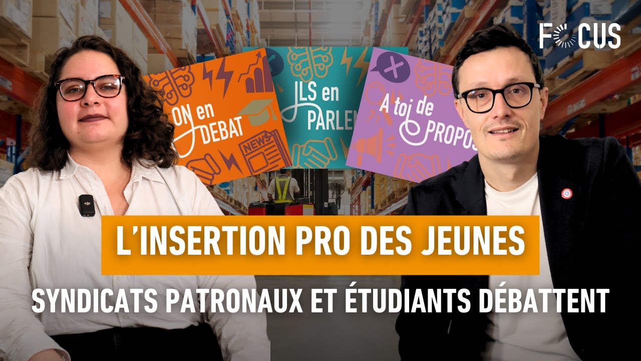 Insertion professionnelle des jeunes, le MEDEF et l'UNEF d&eacute;battent | D&Eacute;BATACARTE
