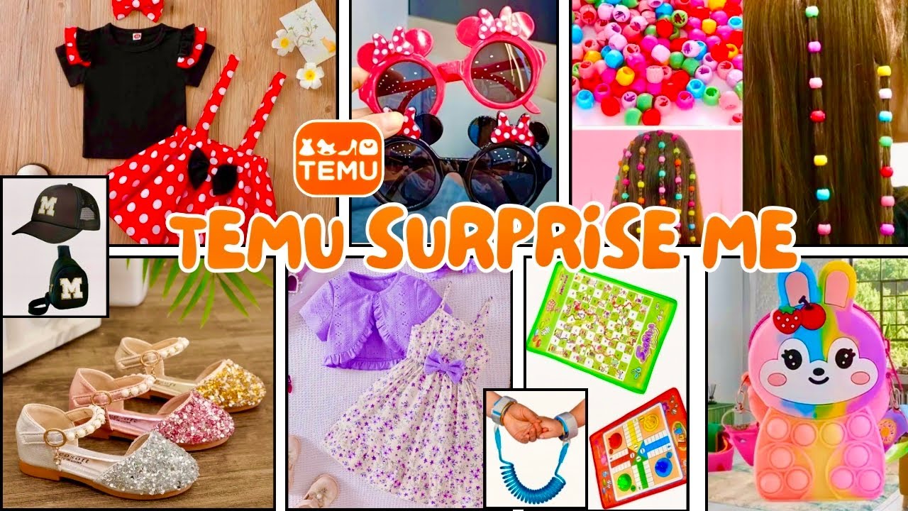 Temu Shopping Haul Surprise me || Beautiful kids shopping from Temu
