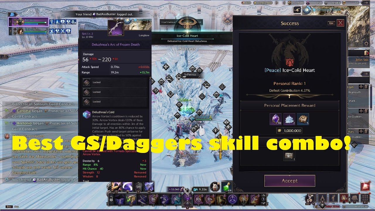 Indisputably the BEST GS/Daggers Boss skill combo? - Throne and Liberty