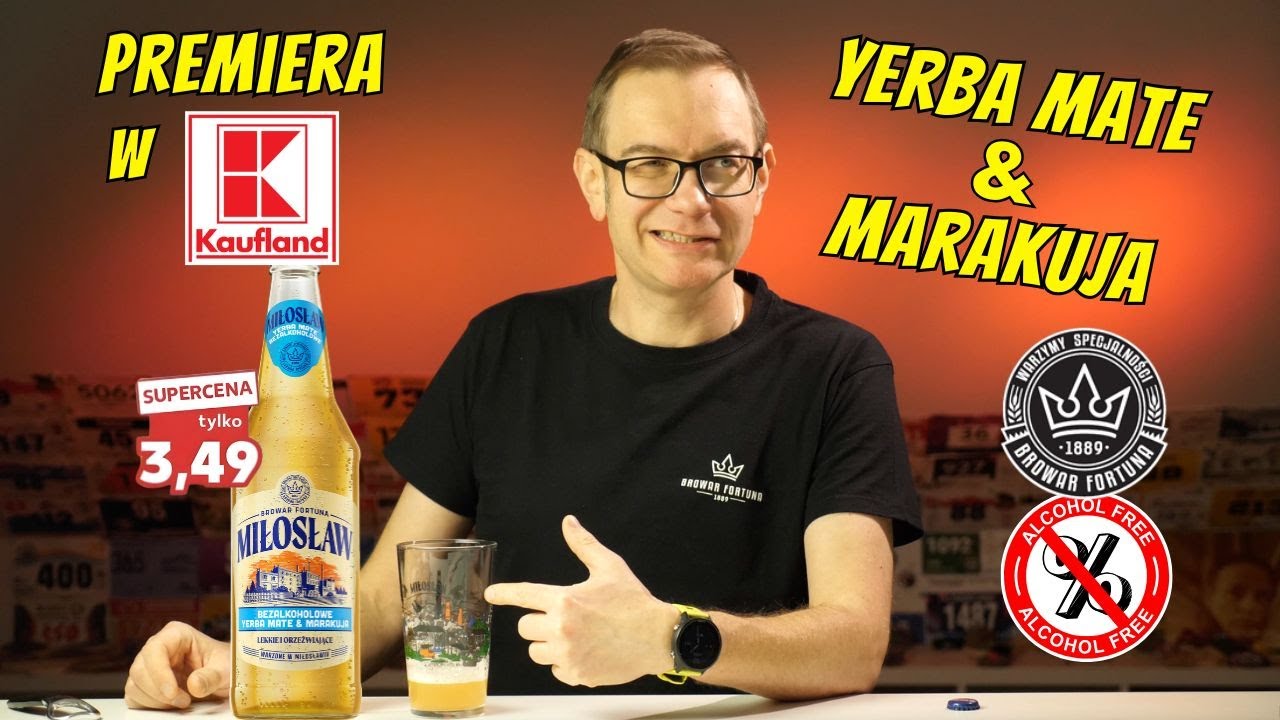 Miłosław Bezalkoholowe Yerba Mate & Marakuja - Browar Fortuna