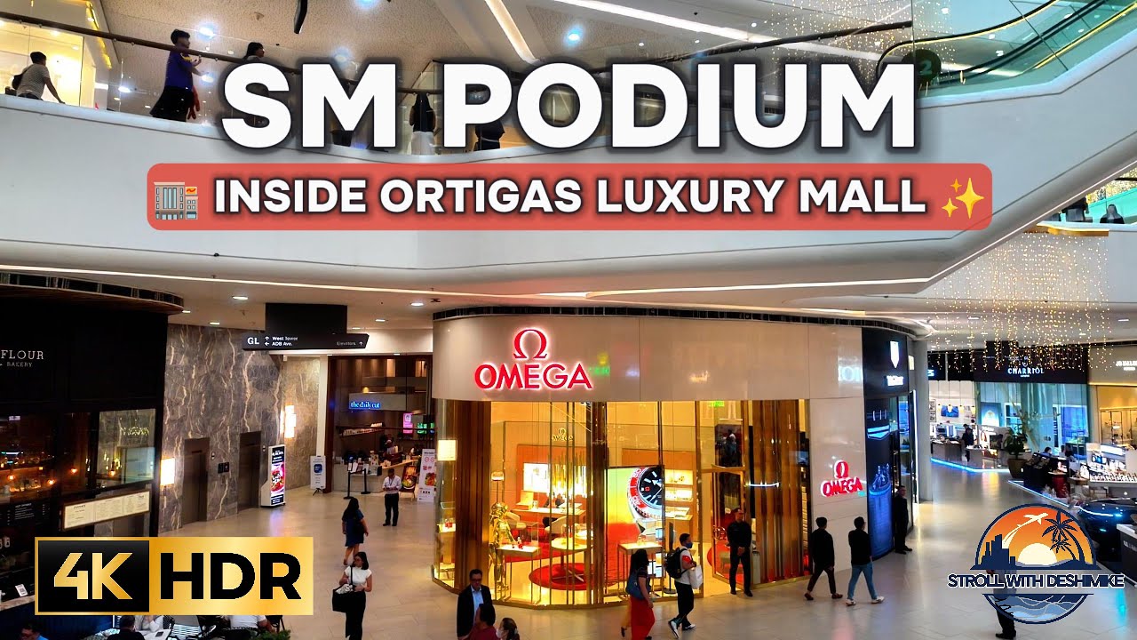 SM Podium Mall Tour | 💎 Elegant & High-End Shopping in Ortigas Center