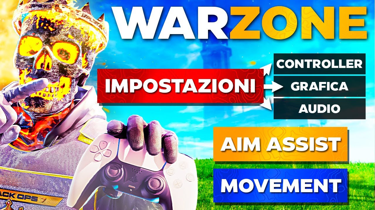 WARZONE: le MIGLIORI Impostazioni per Controller, Mira, Movement e Grafica! [PC/Xbox/PS5] BO7