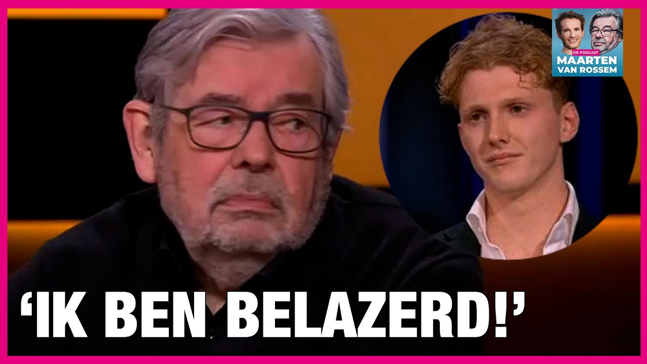 Maarten voelt zich belazerd door talkshow Op1