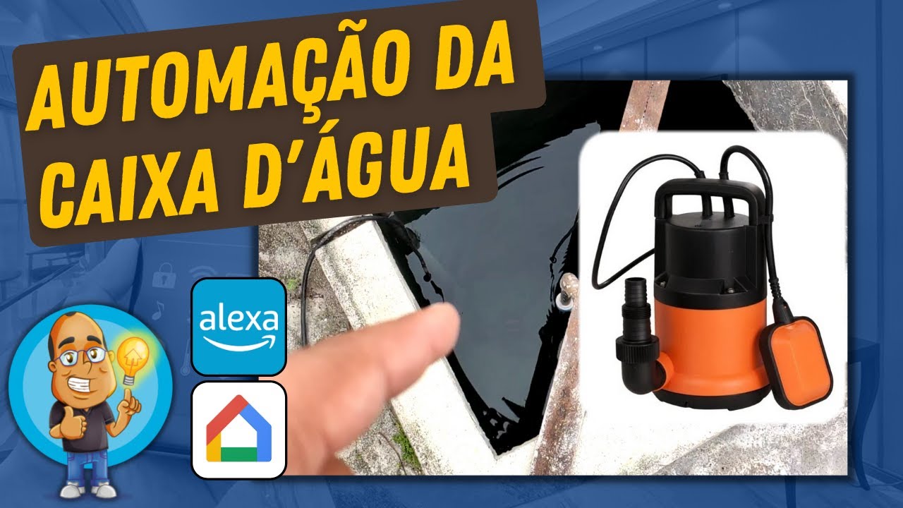 Com menos de 52 Reais - Automatizei a Bomba da Caixa d'água com Relé WiFi [tipo Sonoff Mini] e Alexa