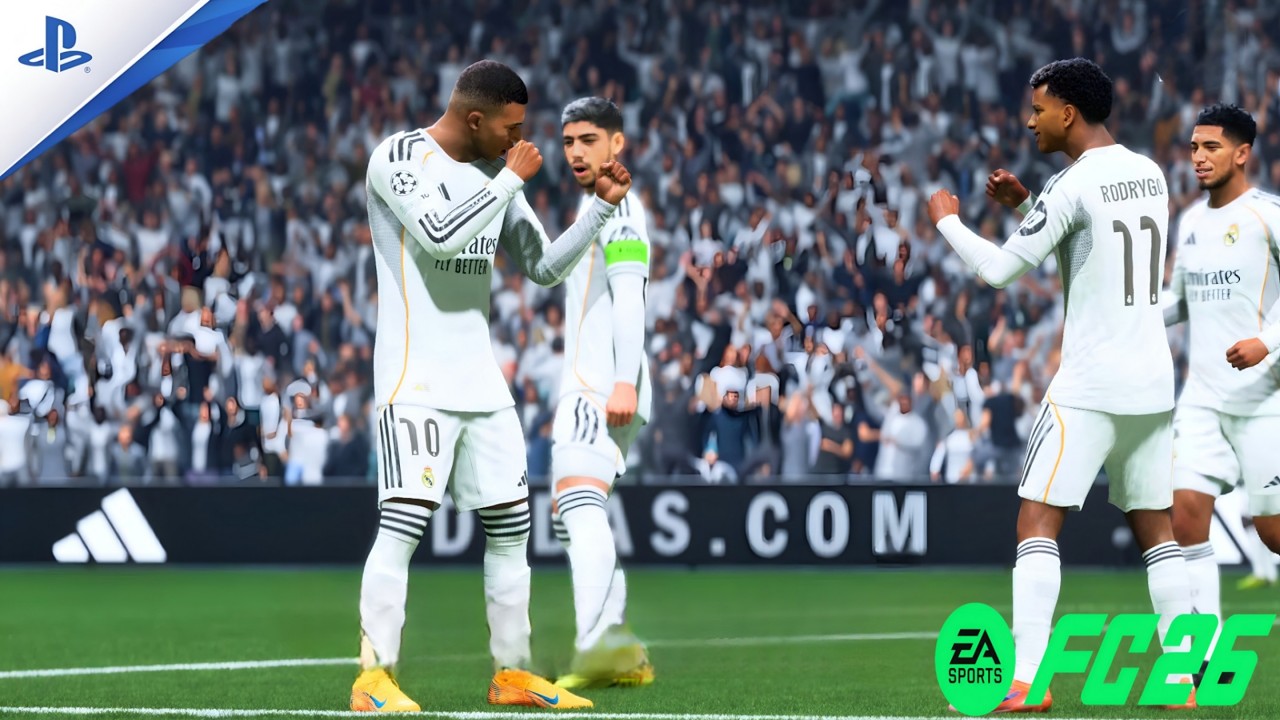 أي إيه أف سي 26 | ريال مدريد VS ليفانتي | دوري أبطال أوروبا - بلايستيشن 5 | EA SPORTS FC 26 PS5