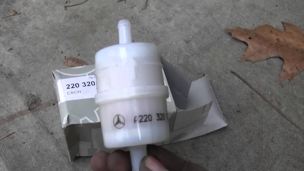 Mercedes W220 (S500/S430) Air Compressor Filter Replacement