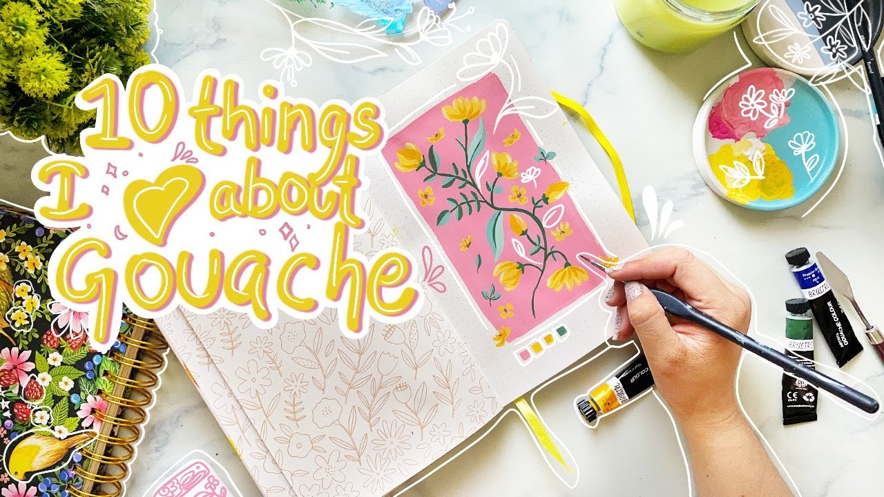 10 Things To Get You Started With Gouache | Painting With Gouache