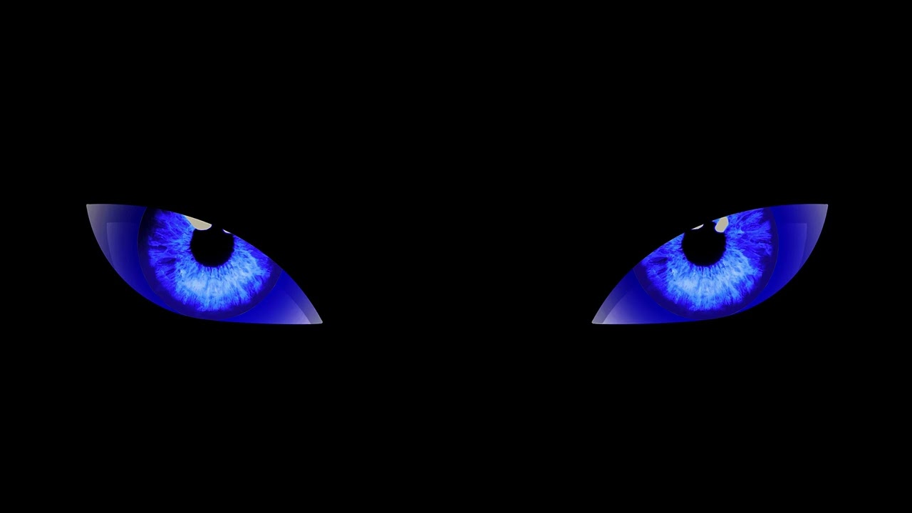 Spooky Blue Eyes | Helmet Eyes effect - 4K