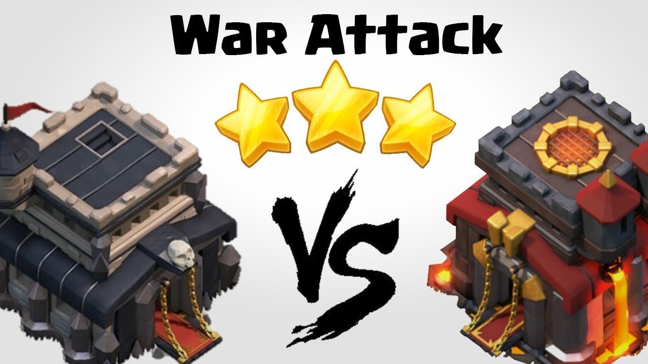TH9 vs TH10 | Best Town Hall 9 War Attack Strategy | Clash of Clans INDIA