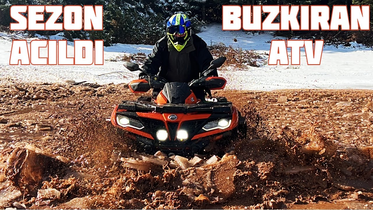 KAR GELDİ! - MACERA BAŞLIYOR - BUZLARI KIRAN ATV LER KAR ETAPLARINA ISINIYOR! ATV KARDA OFF ROAD
