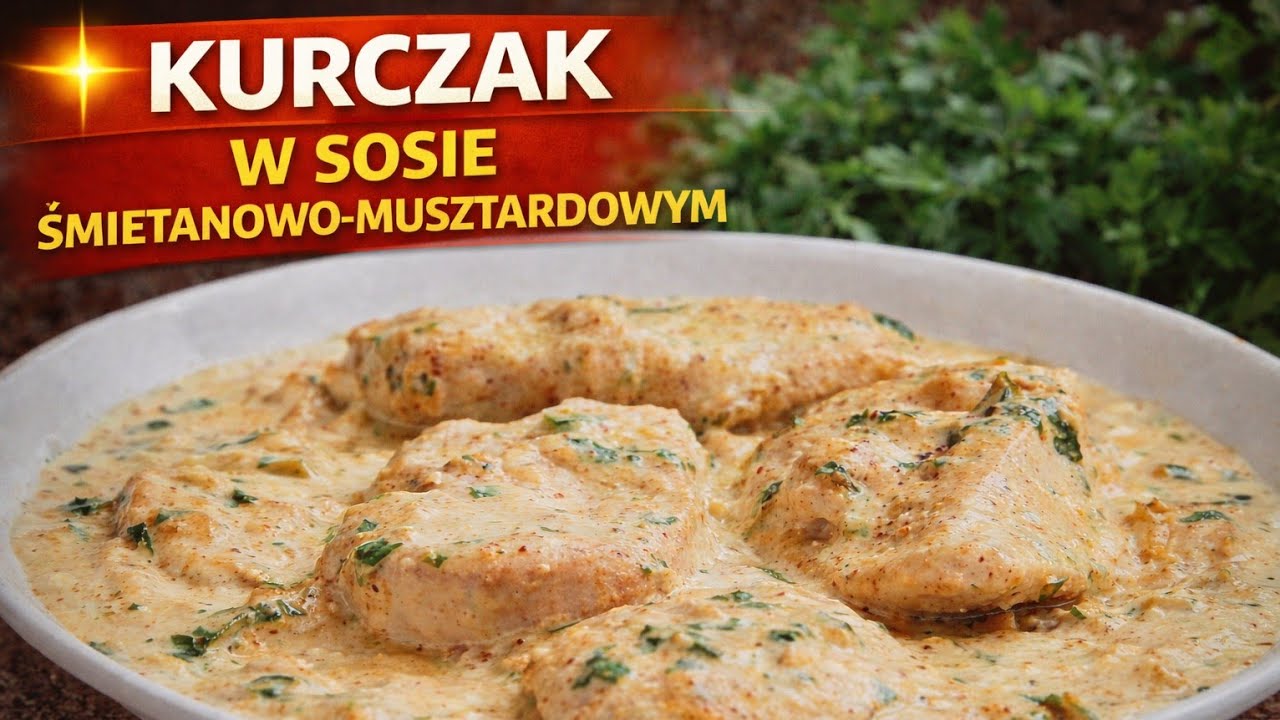 HIT! Kurczak w sosie śmietanowo - musztardowym Rewelacja chicken   | MajkelGotuje