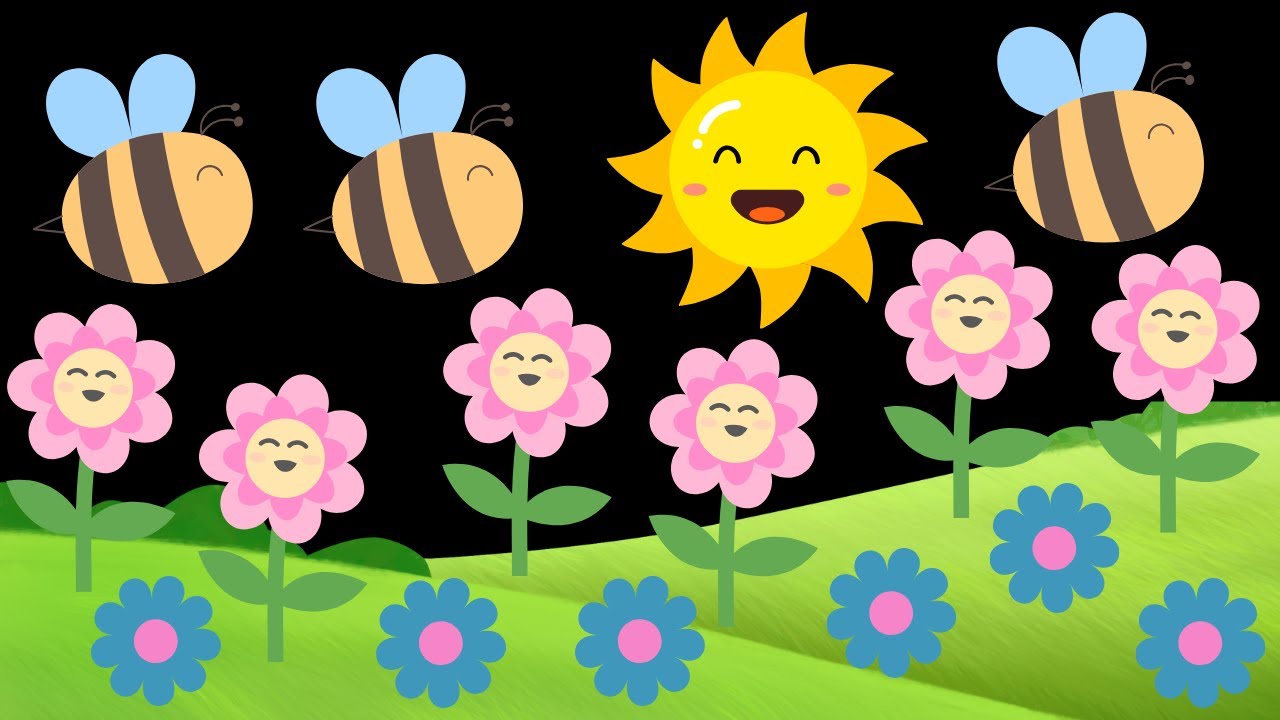 Happy Honey Bees Baby Sensory with High Contrast and Visual Stimulation