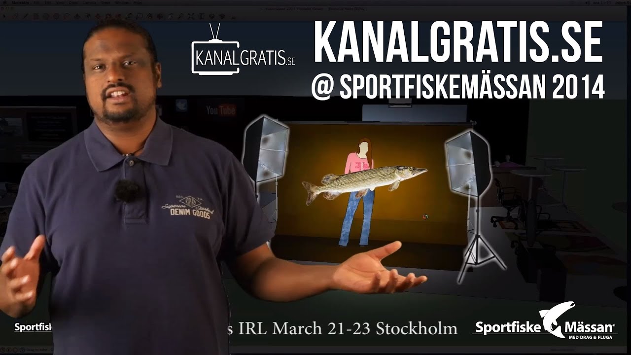 Johan Ruhe om Kanalgratis.se p&aring; Sportfiskem&auml;ssan 2014 - Vad vill du se i v&aring;r monter?