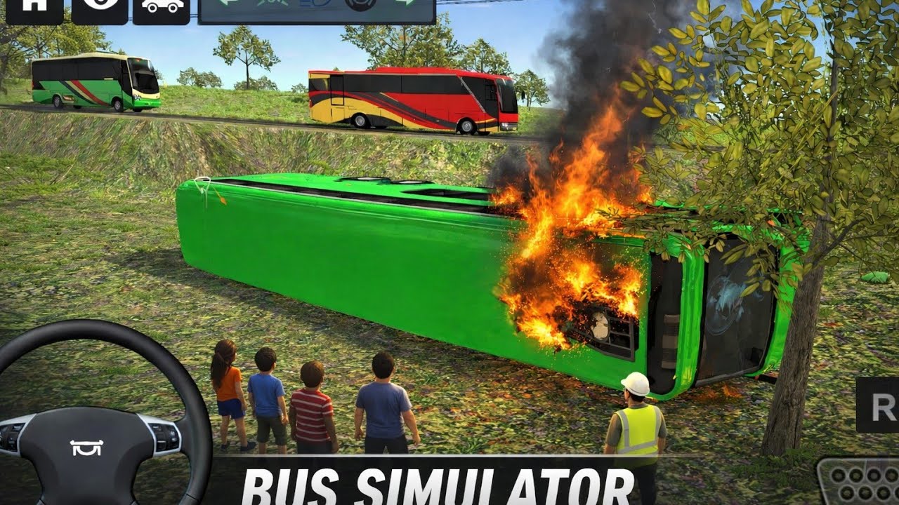 BUSSID Season 2 – Part 78 😨 | Dangerous Mountain Turn Test😭 couch bus simulator indonesia 🌲