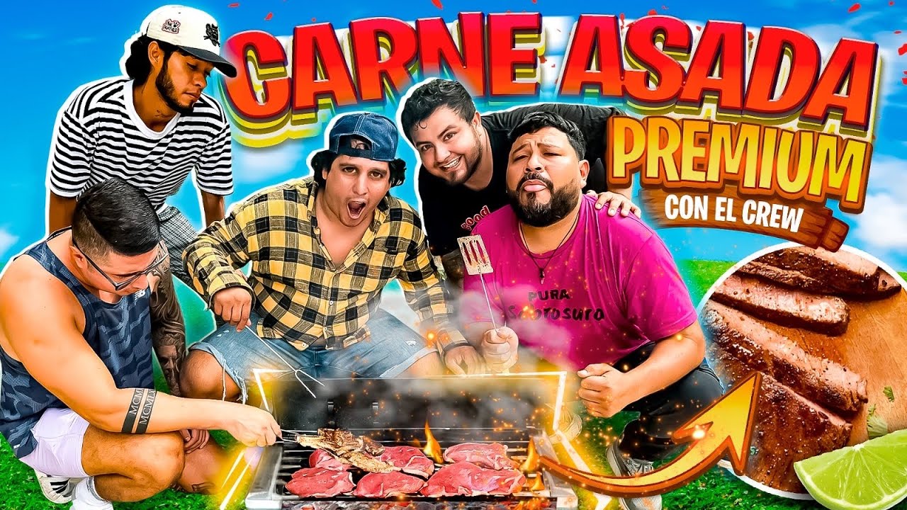 CARNITA ASADA EN LA CANCHITA CON EL CREW RETOJORJAIS | PREMIUM 🥩