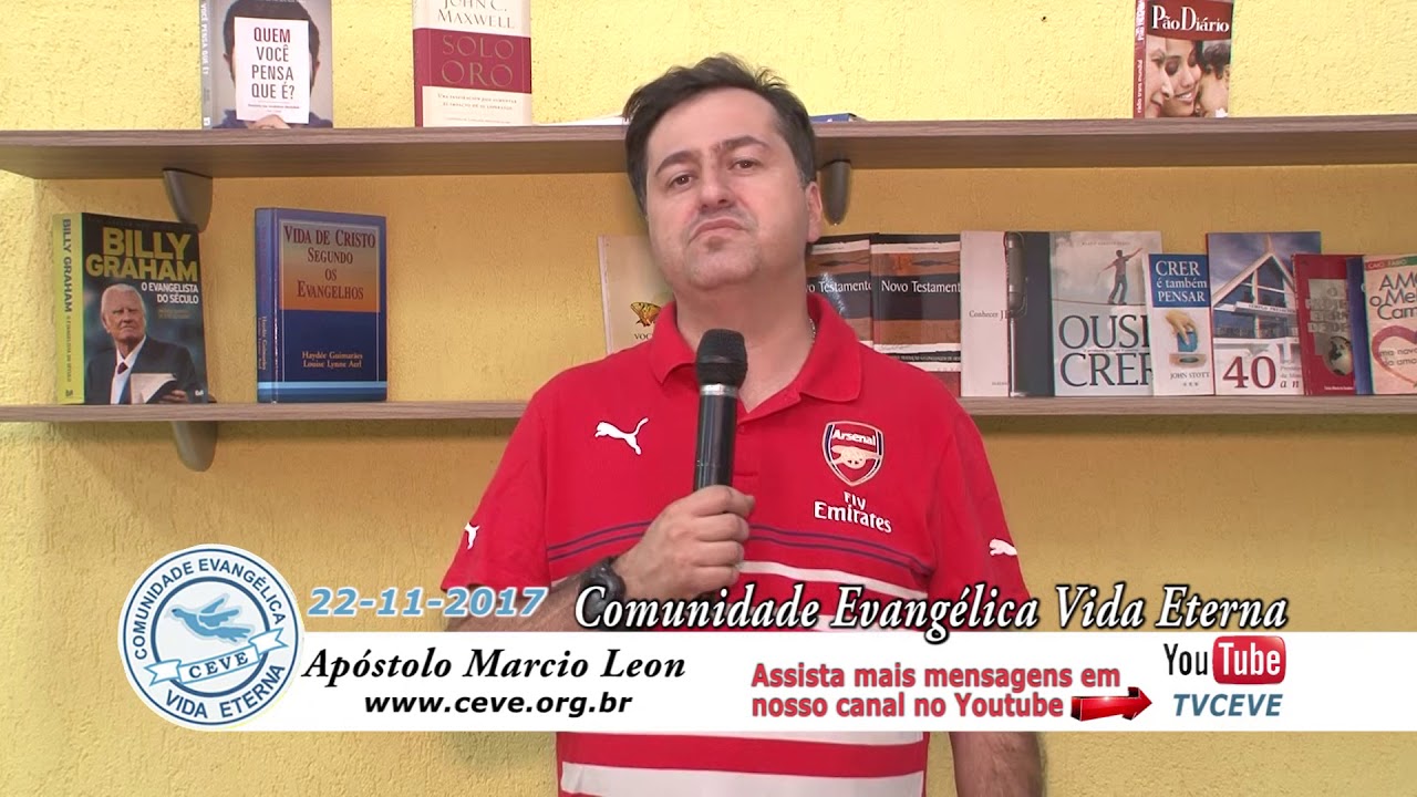 TV CEVE Alimento Di&aacute;rio com Ap&oacute;stolo M&aacute;rcio Leon 22/11/2017