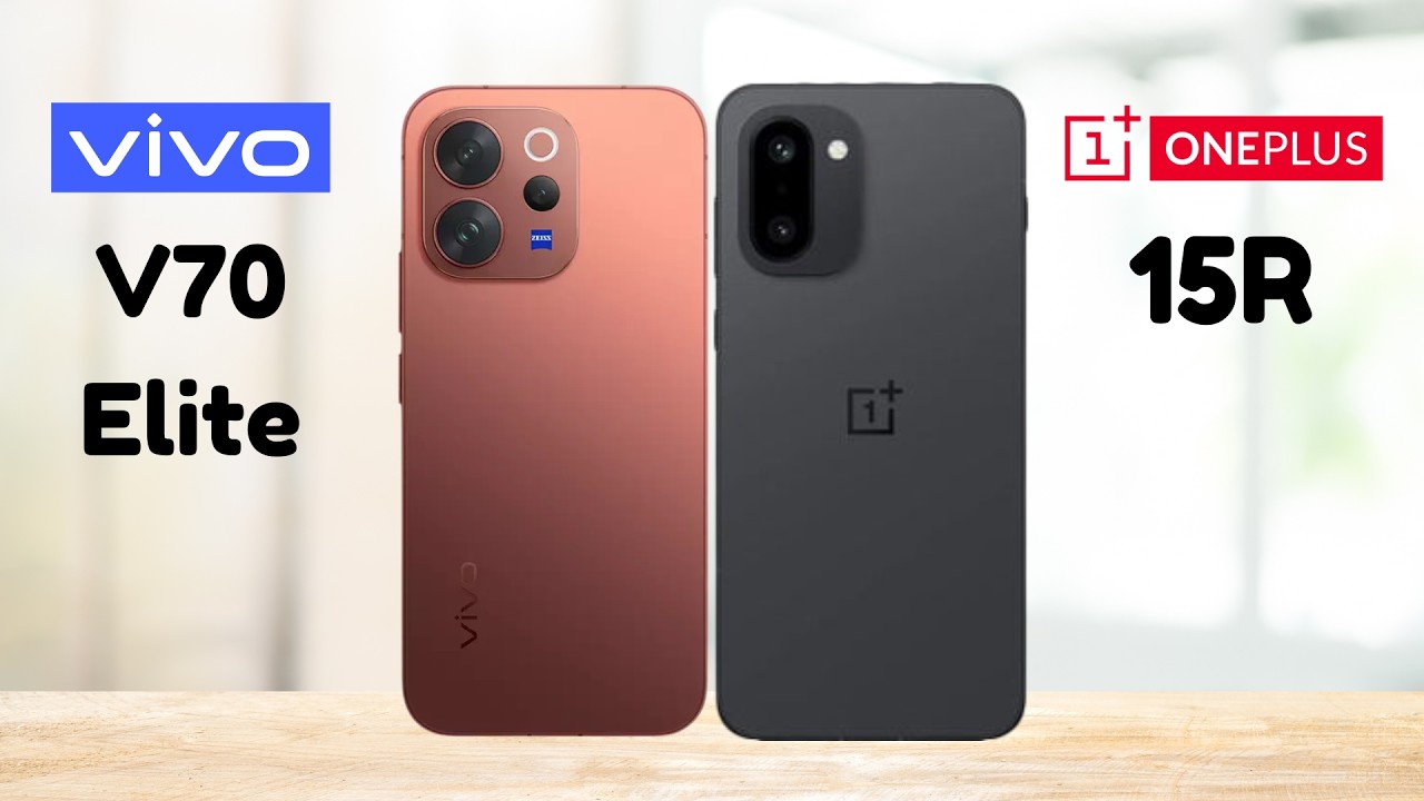 Vivo V70 Elite Vs OnePlus 15R - Full Comparison 2026