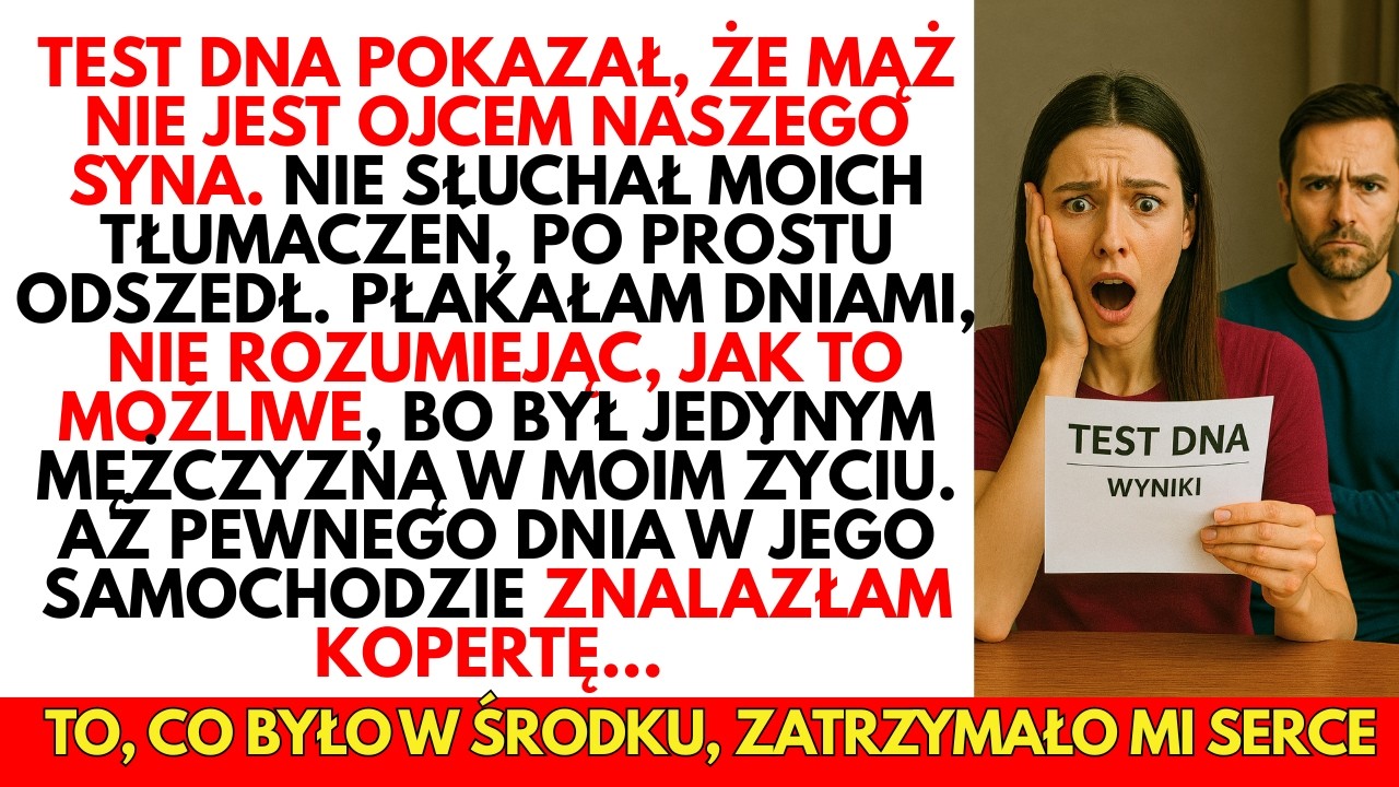 Powiedział:„Jesteś ZDRAJCZYNIĄ,nie jestem OJCEM!”.A potem znalazłam KOPERTĘ, która zmieniła wszystko