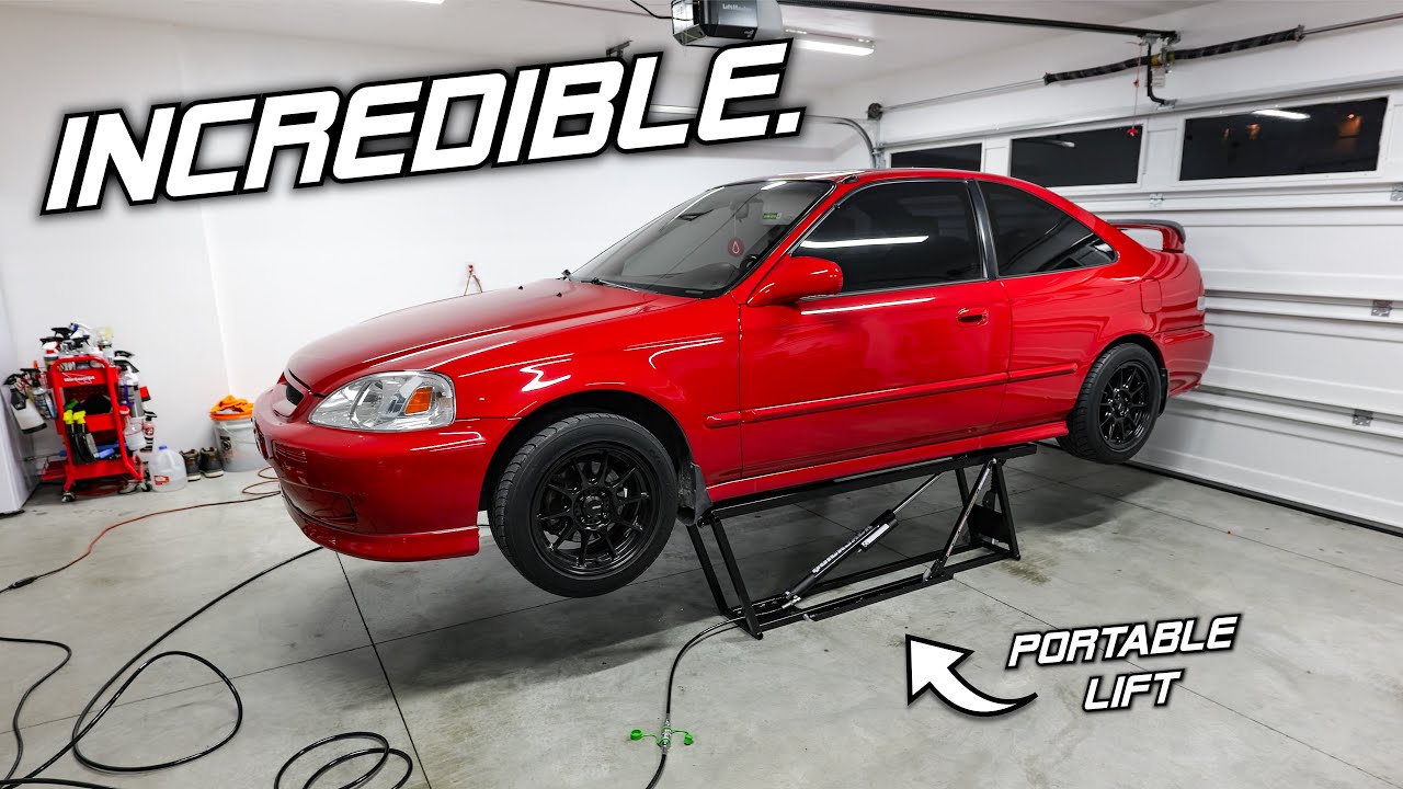 Every Car Person NEEDS a set of these! | Quickjack 5000TLX Portable Car Lift