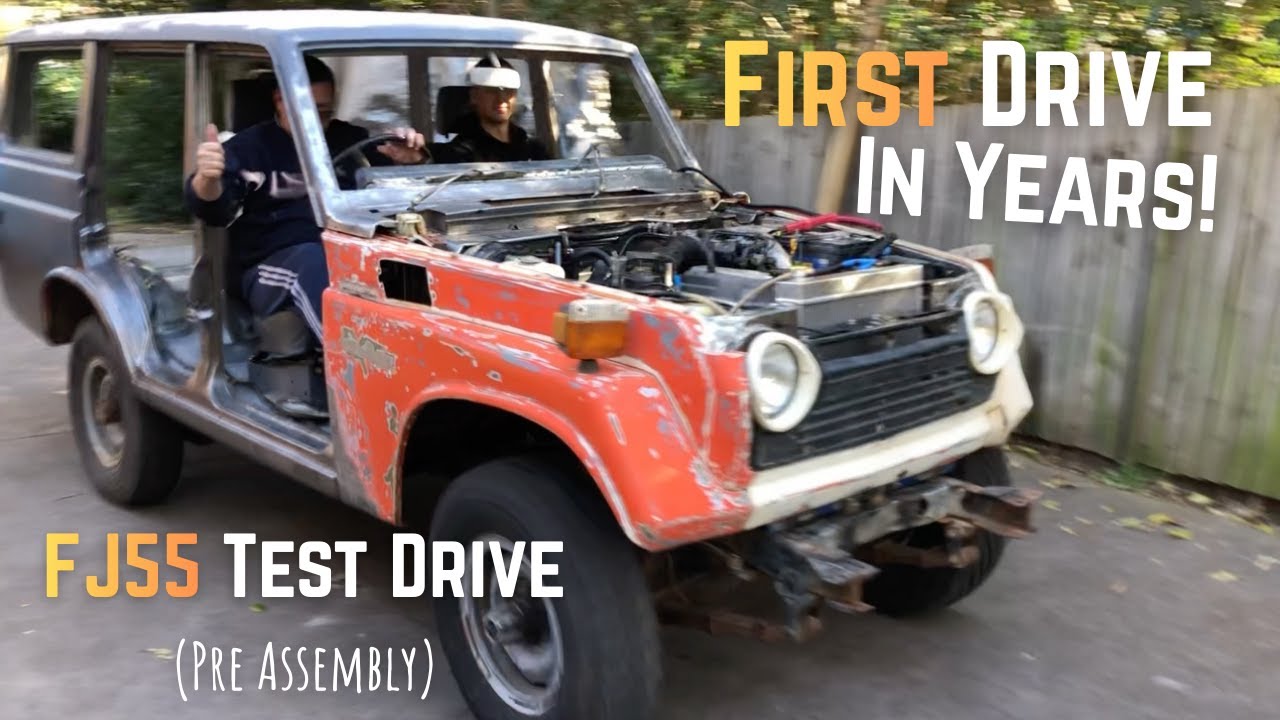 FJ55 Build 005 // Pre Assembly - Test Drive