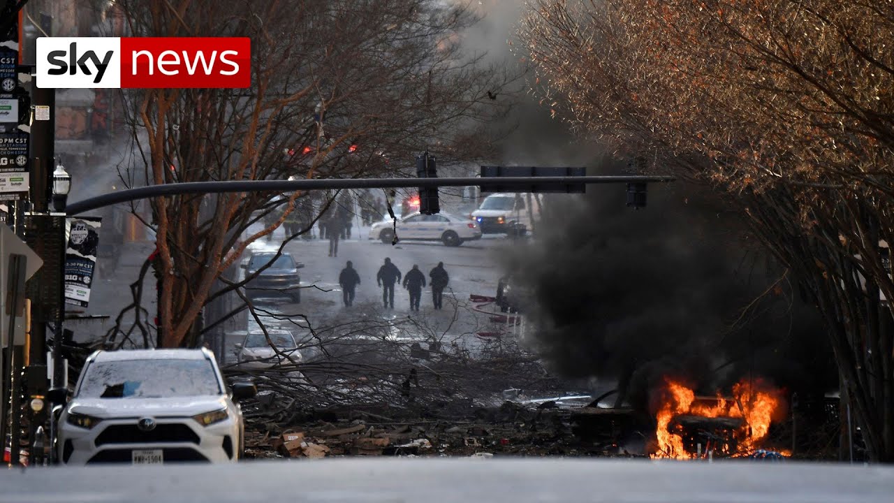 Camper van explosion in Nashville 'intentional', police say
