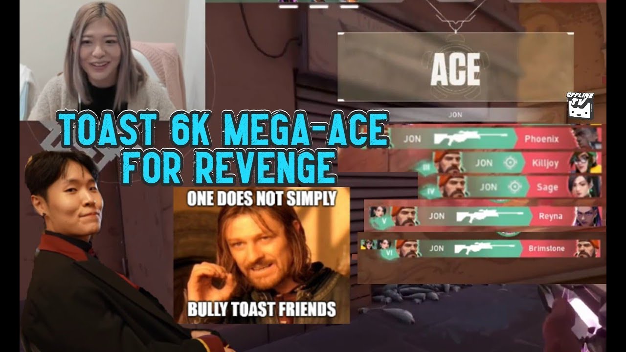 Toast DESTROYS Miyoung's bullies in Valorant | 6 kills MEGA ACE