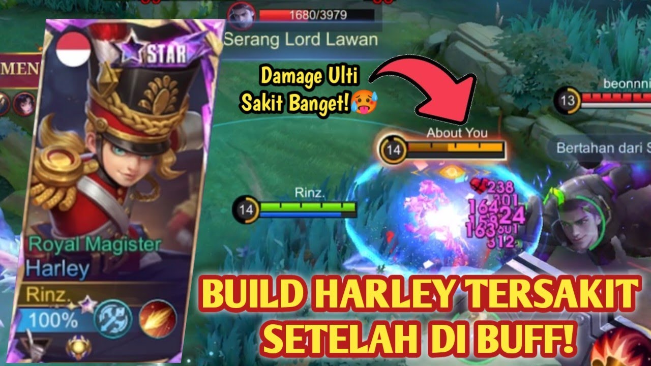 HARLEY DI BUFF BISA JADI HERO META!🤔 MAKIN BAGUS GAMPANG NGELOCK! BUILD HARLEY TERSAKIT 2025 - MLBB