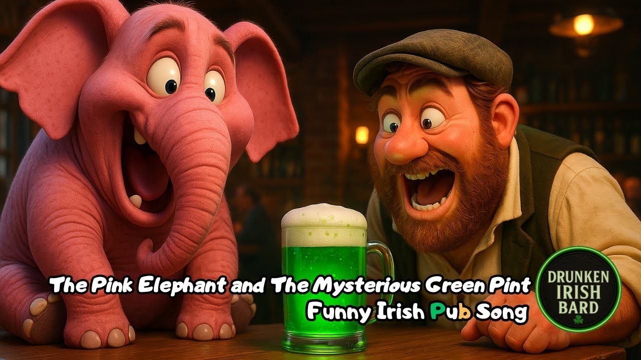 The Pink Elephant and the Mysterious Green Pint – A Hilarious Irish Pub Song