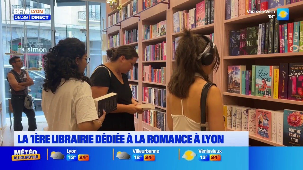 Une librairie 100% consacrée à la romance a ouvert cet été à Lyon