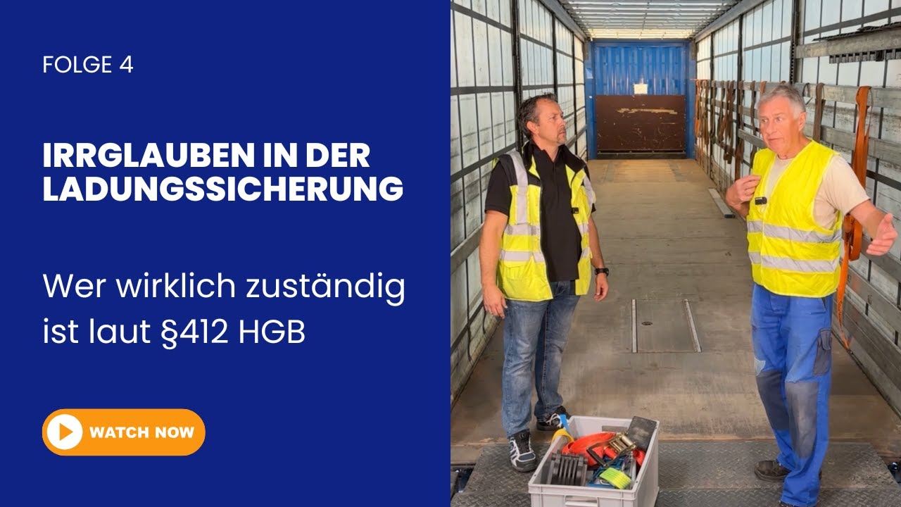 Ladungssicherung Irrglauben: Wer sichert die Ladung? Fahrer vs. Verladepersonal | L.K.W. Schmid