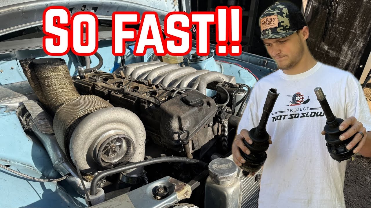 HUGE TORQUE from OM606 breaks diffs and axles! TRACK DAY TESTING!