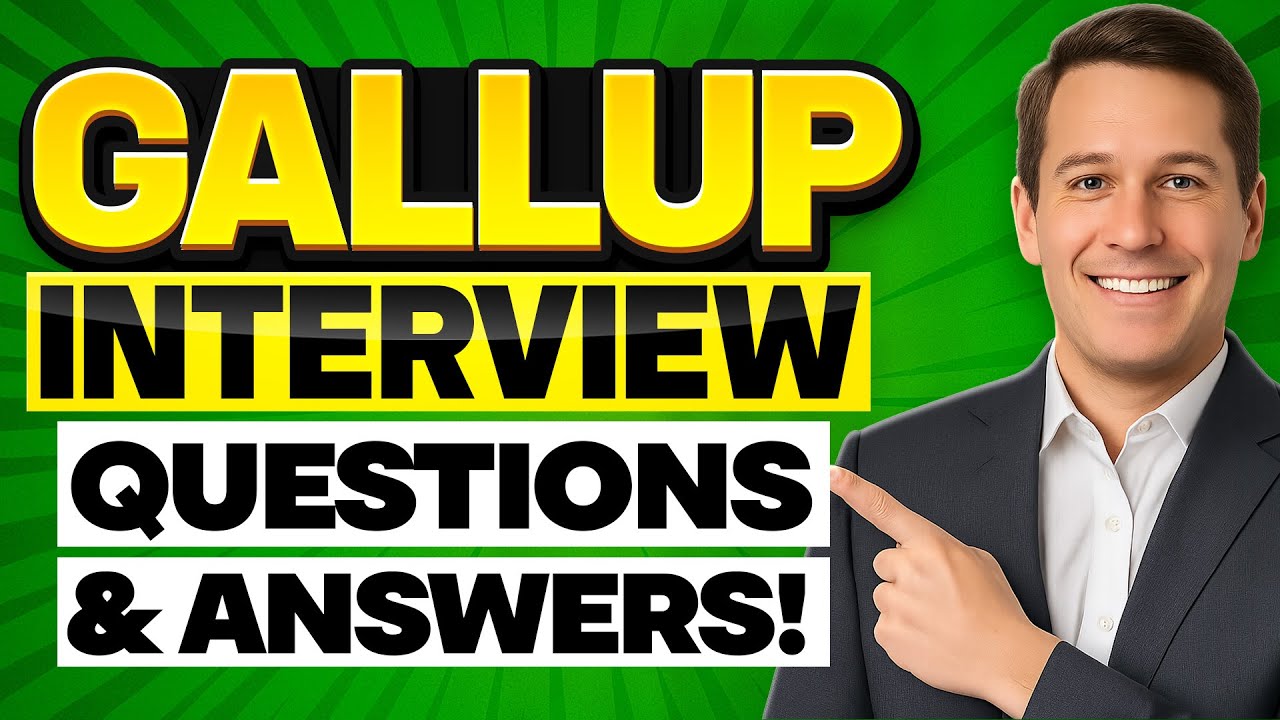 GALLUP INTERVIEW QUESTIONS & ANSWERS (How to PASS a Gallup Job Interview)