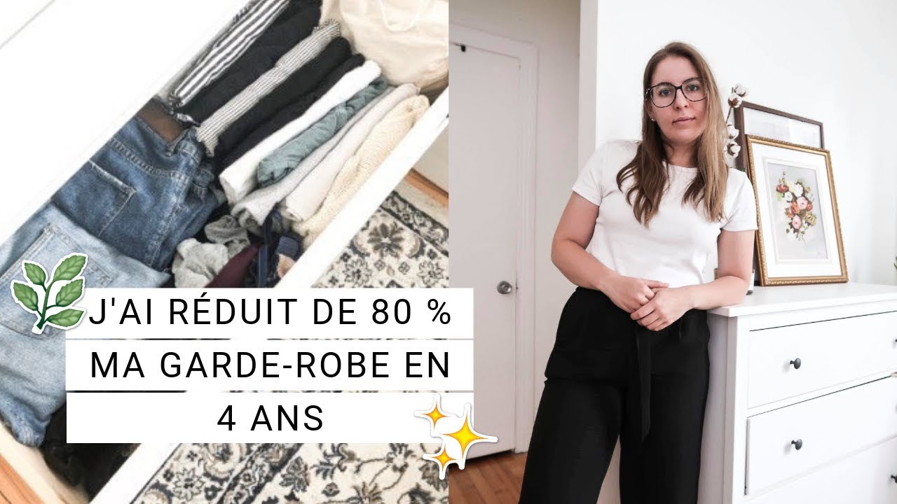 TOUR DE MA GARDE-ROBE | Mon secret pour bien m'habiller avec moins de vêtements