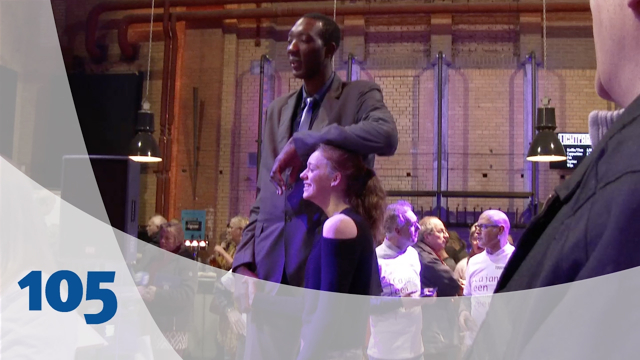 Langste mannen van de wereld in Haarlem | Haarlem105