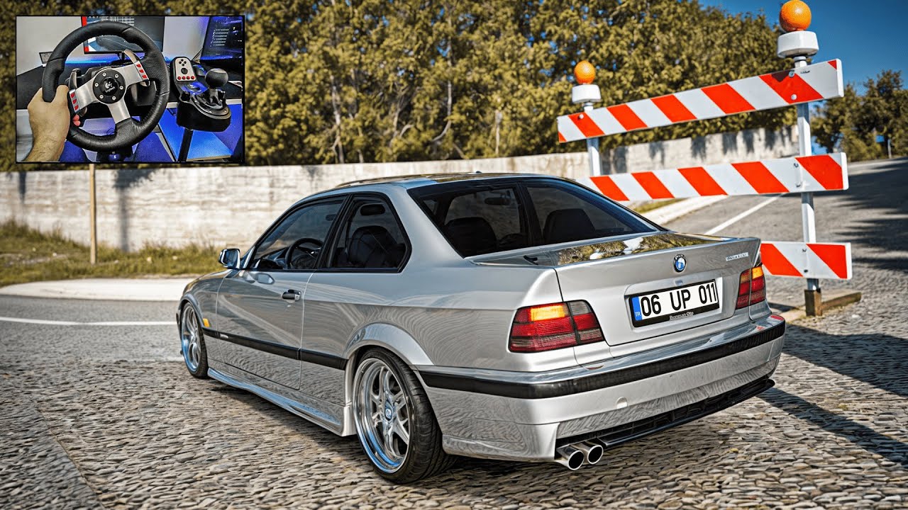 BMW M50 E36 Mulholland Yollarında Gazlıyoruz - ASSETTO CORSA