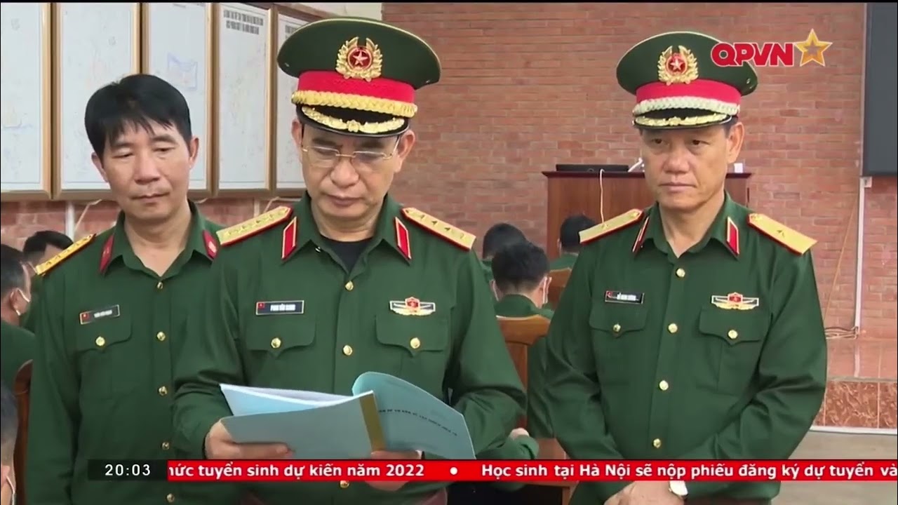 Đại tướng Phan Văn Giang kiểm tra Học viện Lục quân