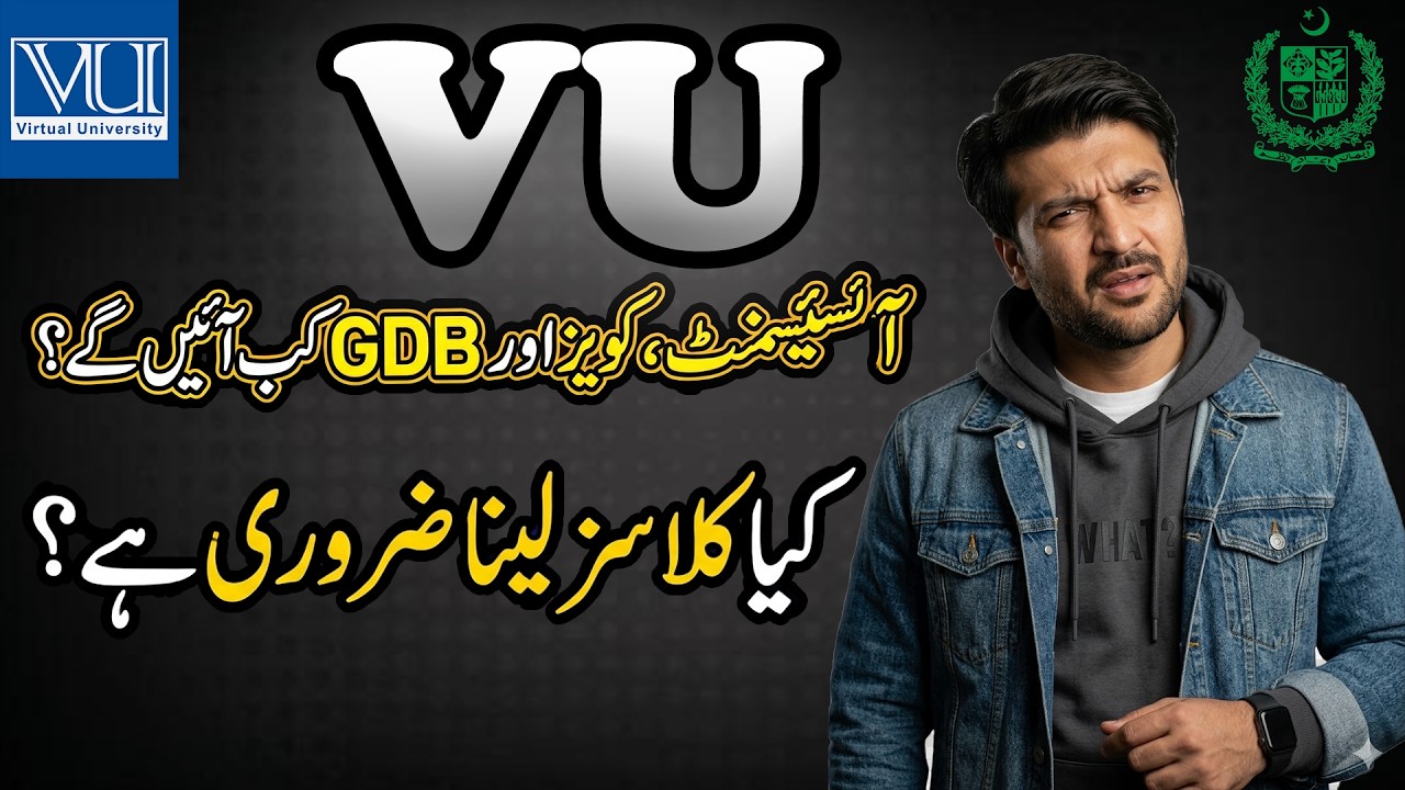 Assignments, Quiz & GDB kab ayen gi? Spring 2026 Semester | VU | Class lena Lazmi ha ? #VU #Kabir