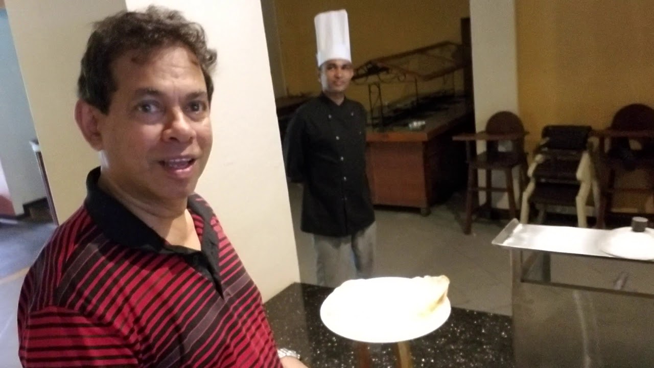 Club Palm Bay Hotel Breakfast Buffet at Marawila Sri Lanka