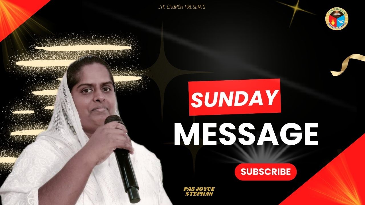 🔴LIVE | SUNDAY MESSAGE  | Pas Joyce Stephan | jtk church avudaiyanoor