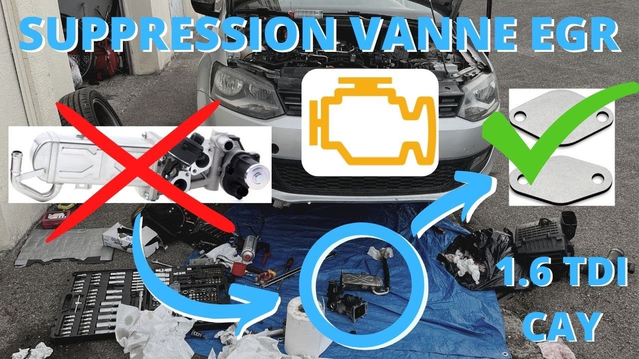 SUPPRIMER UNE VANNE EGR! | 1.6 TDI CAYA/CAYB/CAYC | TUTO ÉTAPE PAR ÉTAPE | PROBLÈME MOTEUR