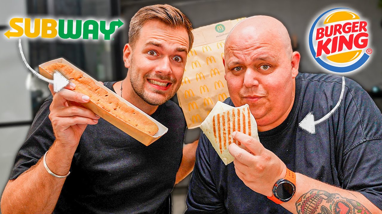 Ich teste FASTFOOD NEUHEITEN mit @BerndZehner 😳🤔