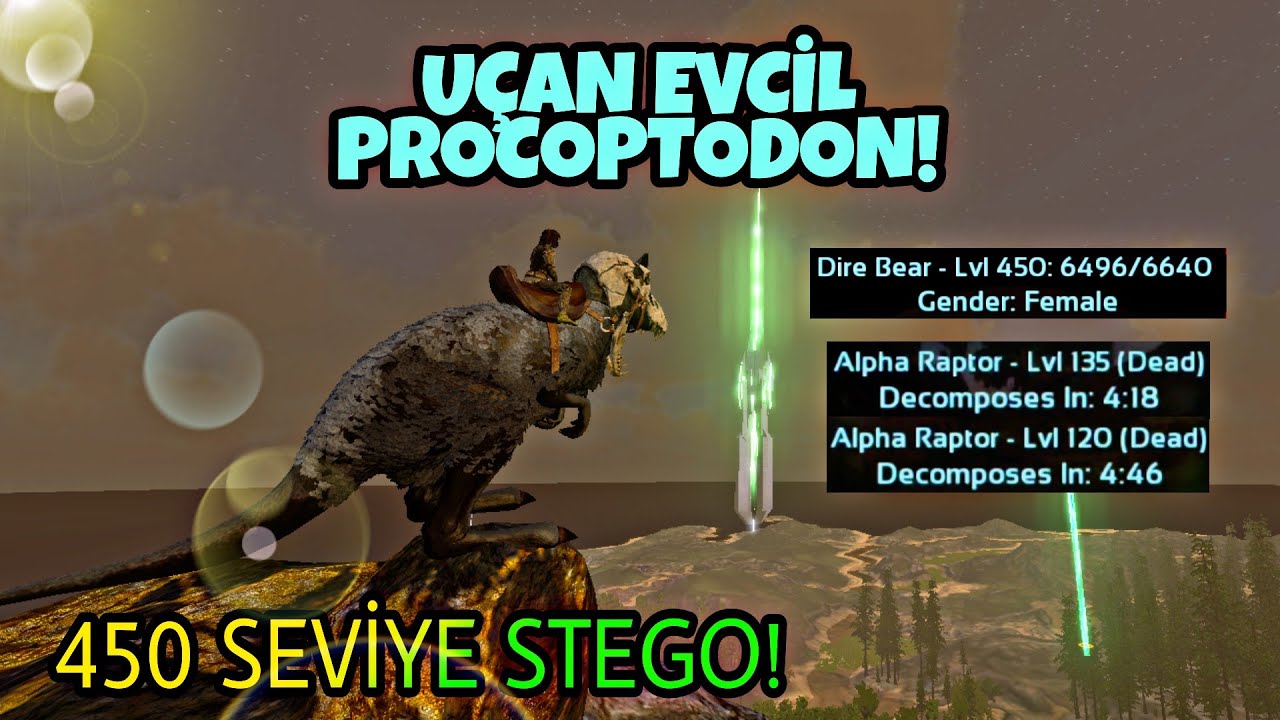 KANATSIZ UÇAK! (420 Seviye PROCOPTODON(KANGURU) Evcilleştirme!) | Bölüm-5 Acımasız/Brutal Ark Mobile