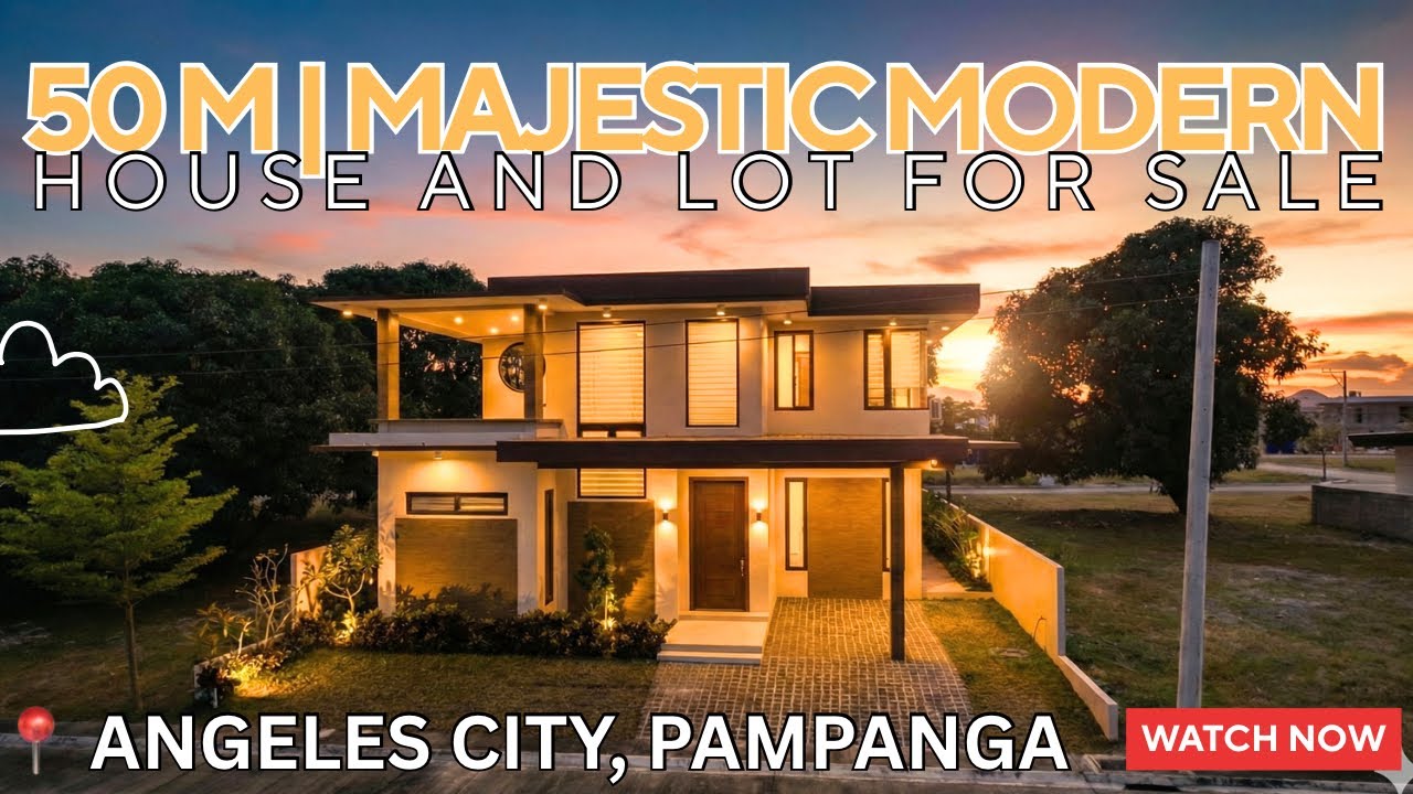 50M MAJESTIC MODERN HOME WITH POOL FOR SALE in Angeles City Pampanga | Luxury House Tour Philippines